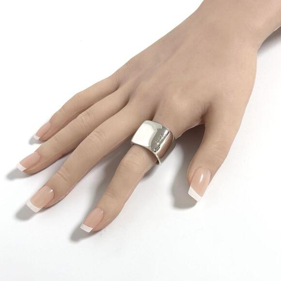 CHANEL Vintage Silver Ring
